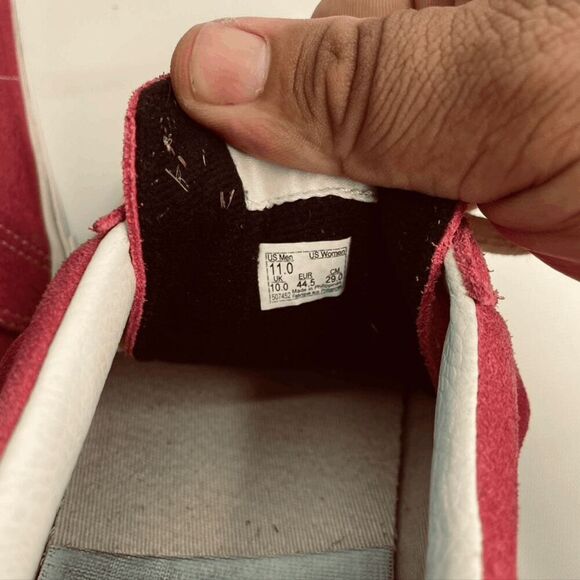 Vans Men's Sid Dx Anaheim Factory Suede Skate Shoes OG Pink OG White Size 11 - Picture 10 of 10